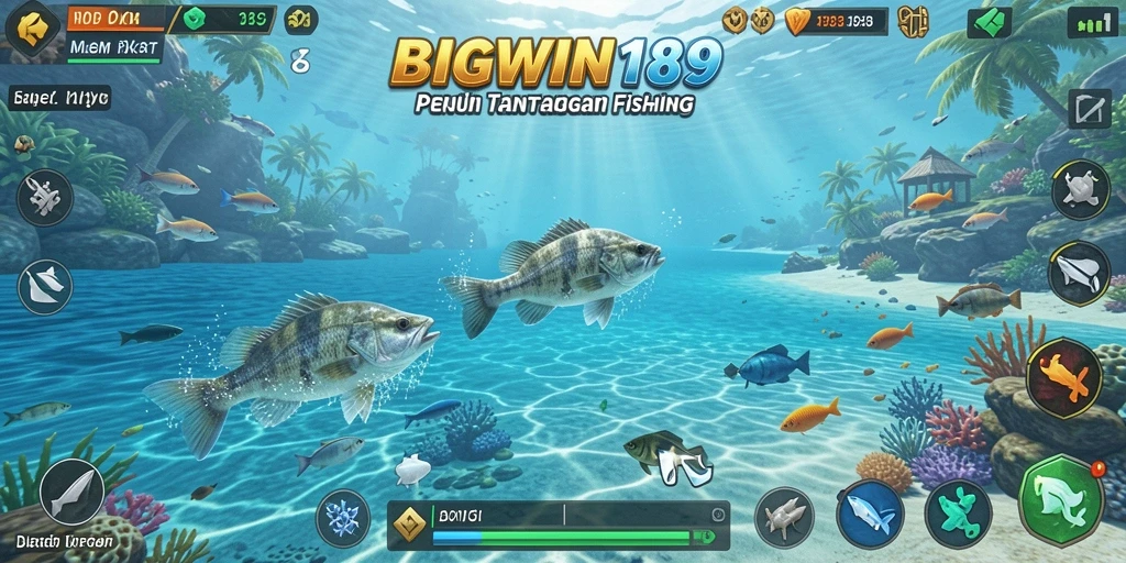 Gameplay menarik dari BIGWIN189 saat menangkap ikan di laut.