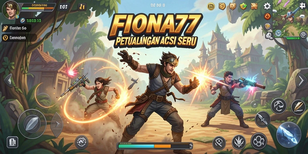 Tampilan gameplay seru FIONA77 dengan aksi mendebarkan.