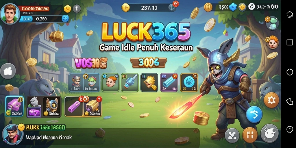 Tangkapan layar <strong>LUCK365</strong> menampilkan gameplay yang menarik dan interaktif.