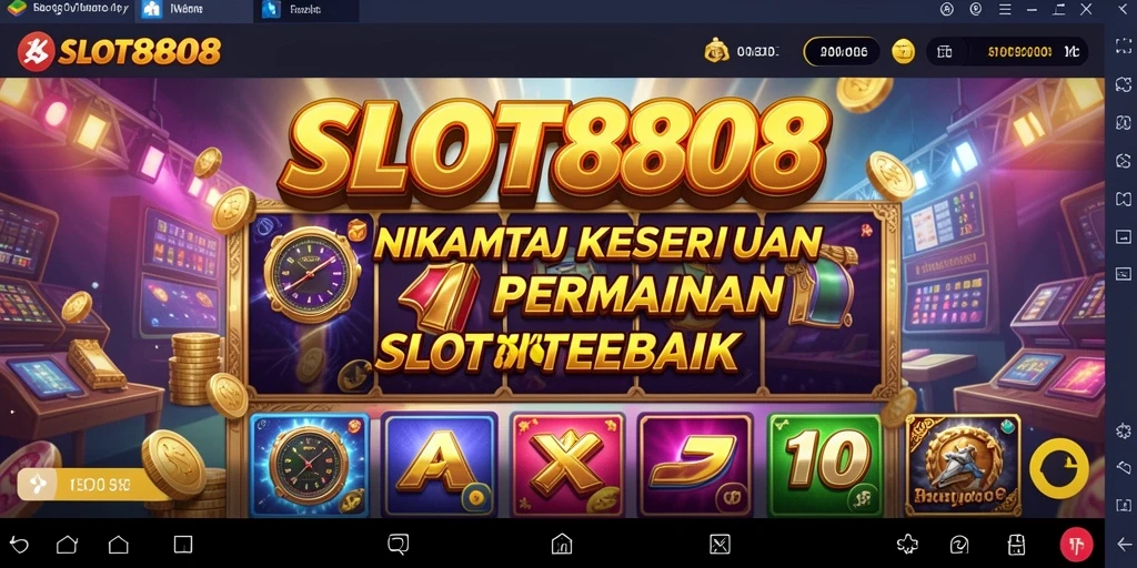 Screenshot gameplay SLOT8808 yang menarik dan penuh warna.